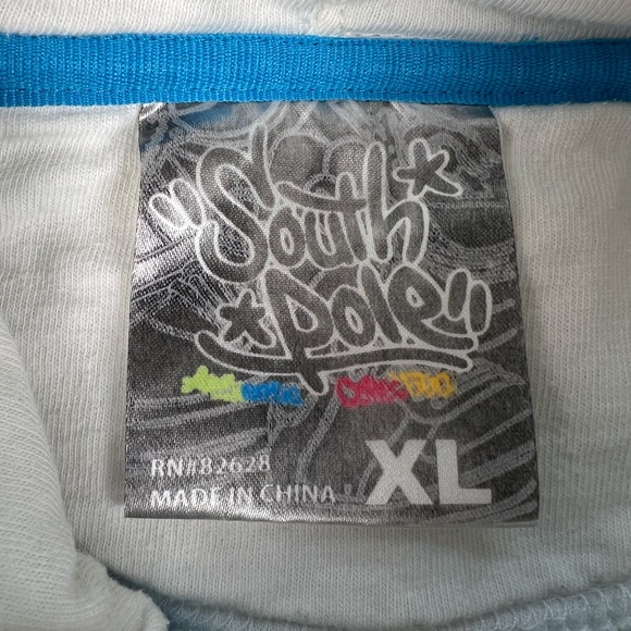 Vintage Y2K Southpole Hoodie AOP Sneaker Streetwear Grunge Sweatshirt Skater XL - Picture 7 of 16